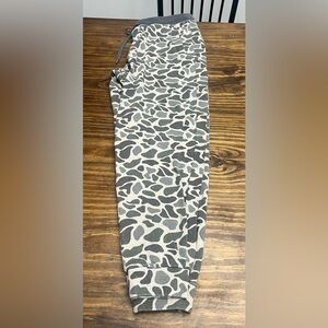 Camouflage BURLEBO mens fleece joggers